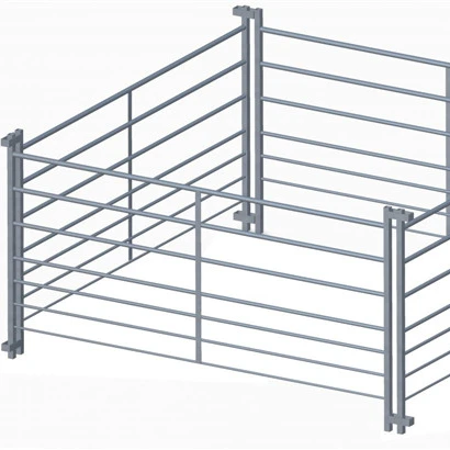 vidaXL 4-Panel  with Lock Galvanised Steel 183 x 183 x 92 cm Sheep Pen Sheep Hurdles