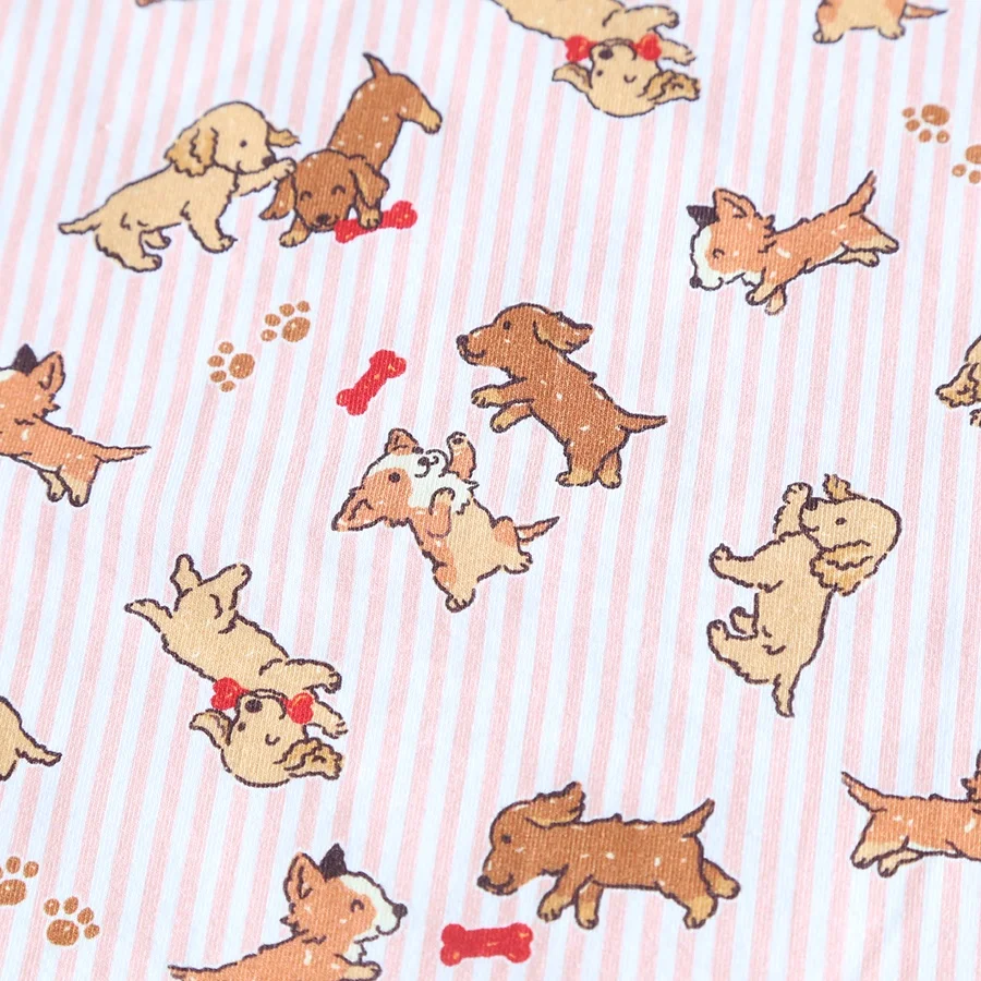 Digital printing 95 Cotton 5 Spandex Knitted stretch precut fabric for kids