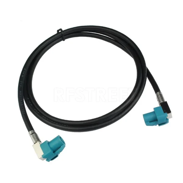 Fakra Right Angle Connector HSD LVDS 4 Pin Cable for Car