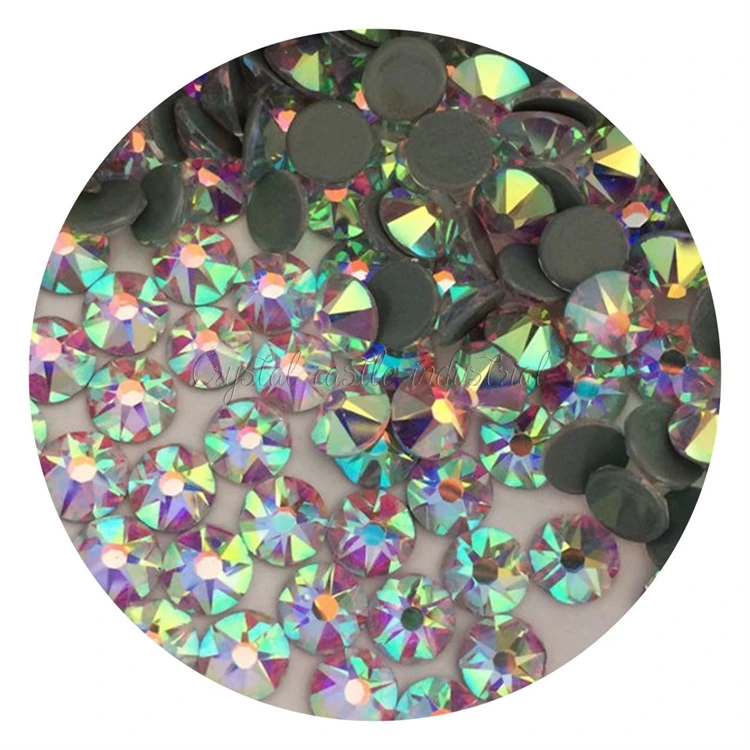 16 Cut Facets SS10 Online Hot Sale Hot Fix Strass Loose Flatback Rhinestone in Bulk With Strong Glue