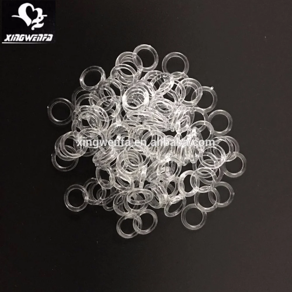 Хорошее качество, ремешок для бюстгальтера, прозрачное кольцо-слайдер 8 мм, Прозрачное пластиковое кольцо и слайдер