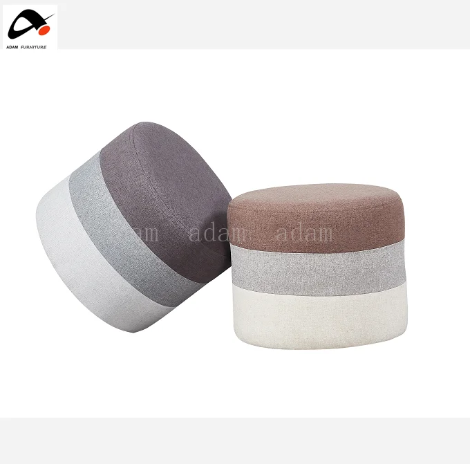 Современный тканевый пуф, табурет, оттоманка, скамейка для хранения