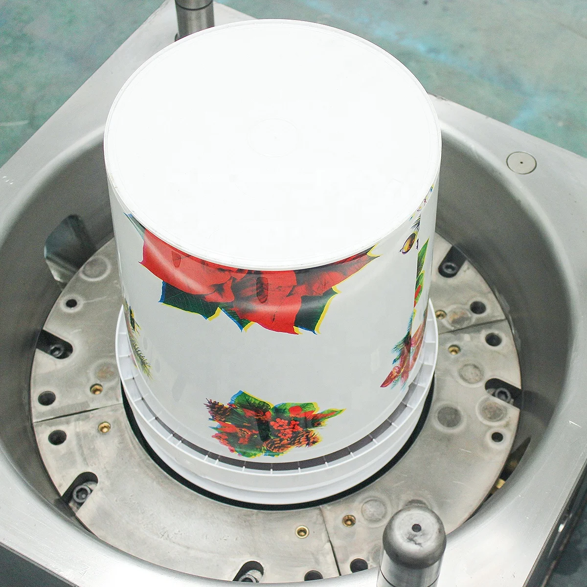 
China mold manufacturers for 10l 20 litre 5 gallon IML plastic paint bucket 