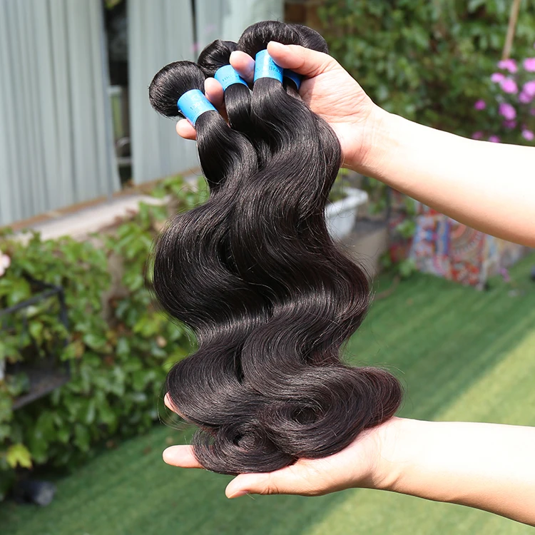 Wholesale Hair Weave Unprocessed Body Wave raw virgin indian hair, how much is indian hair, No chemical raw indian  hair human