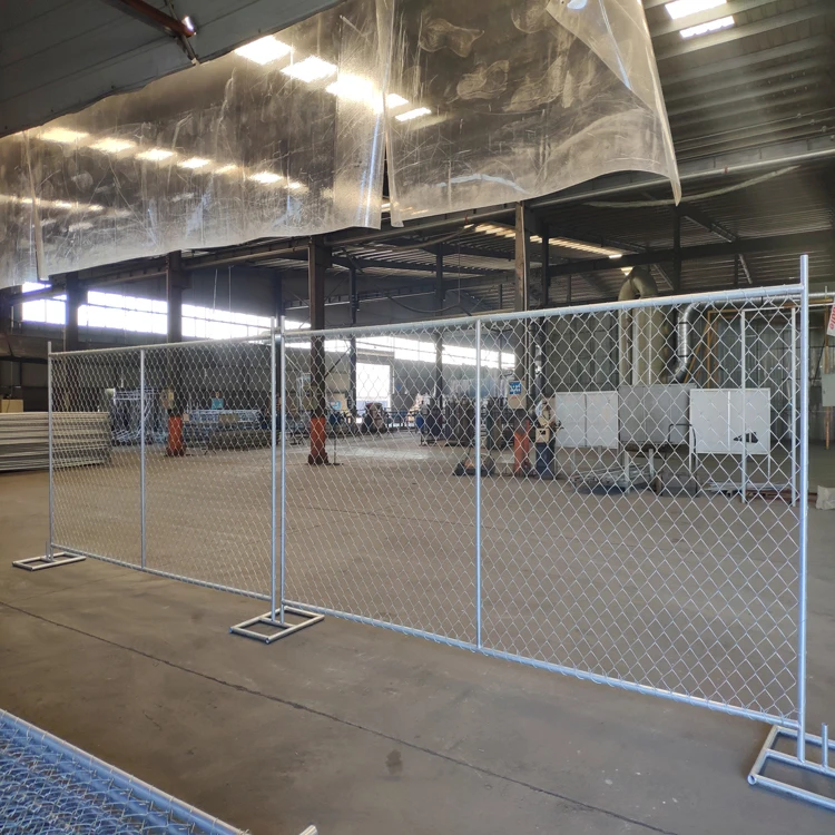 Used Chain link temporary fence