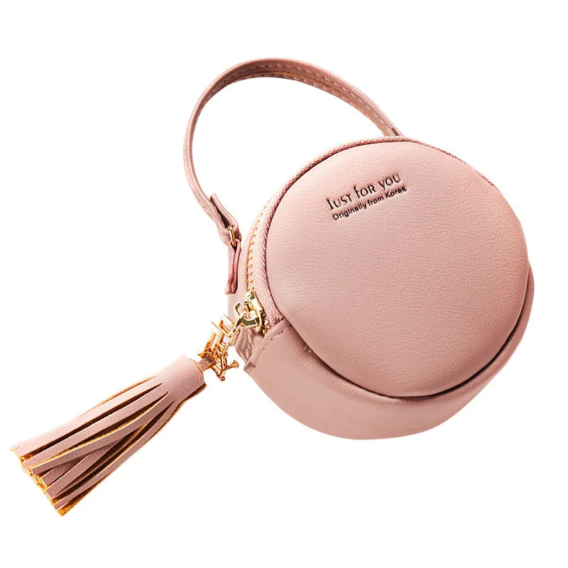 
 Новинка 2019, Женский Круглый мини-кошелек из искусственной кожи, сумочка, Дамский кошелек  