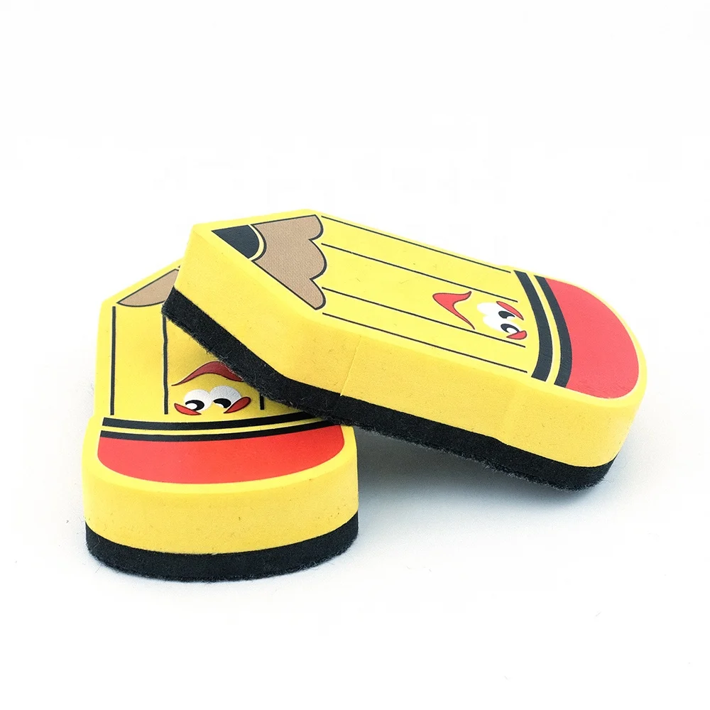 Сухой Магнитный фетровый ластик для белой доски EVA в форме карандаша