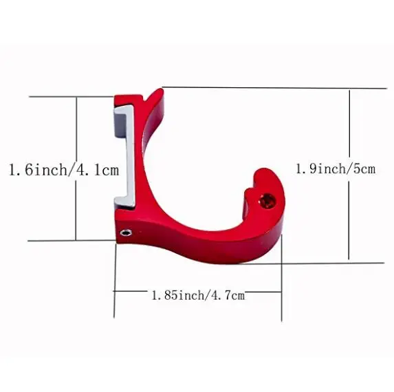 Colorful space aluminum Wall Door Holder Hook Hanger/coat hook