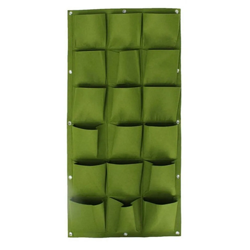 Садовый дворовой вертикальный подвесной цветочный горшок фетровый мешок для выращивания грибов на стене