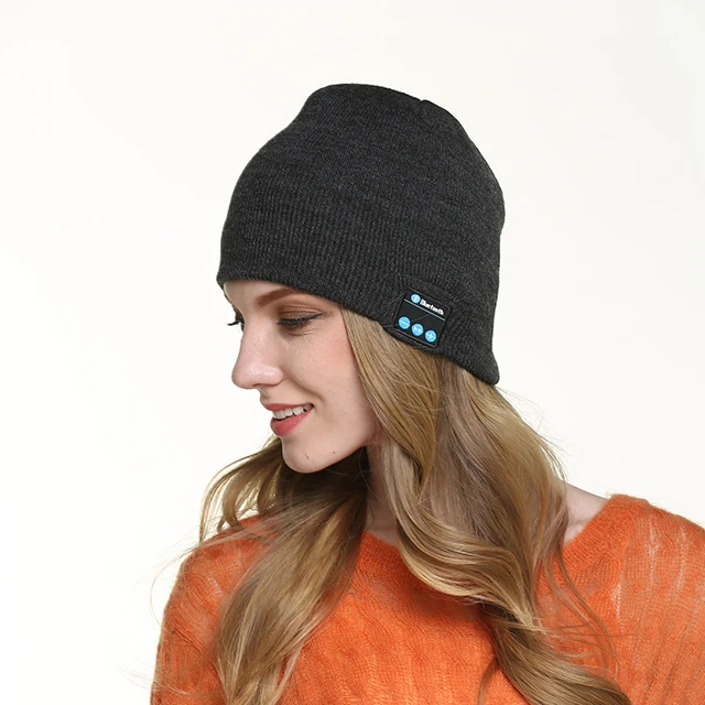 Wireless Blue tooth Music Headband Magic Earphone MIC Hat Man Women Hands-free Music Sports Phone Call Answer Ears-free Headwear