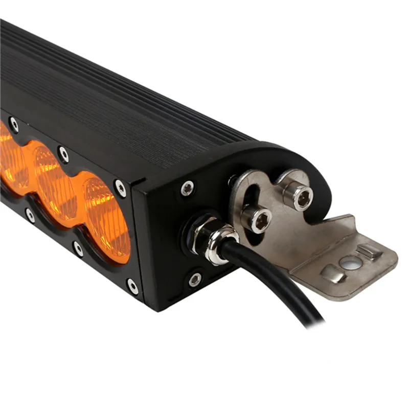 22 27 32 38 42 48 54 дюймов белый Янтарный двухцветный изогнутый СВЕТОДИОДНЫЙ светильник для внедорожника