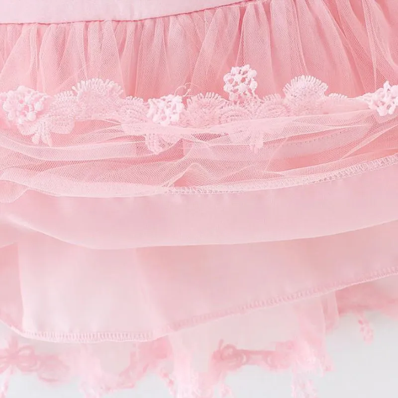
2021 new design casual beautiful infant kids dresses summer cute vintage lace girls pink dress beautiful infant girls dresses summer cute vintage lace girls pink dress