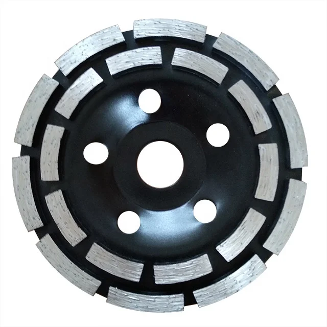 5'/125mm Double Row Grinding Diamond Cup Wheel for marble and concrete