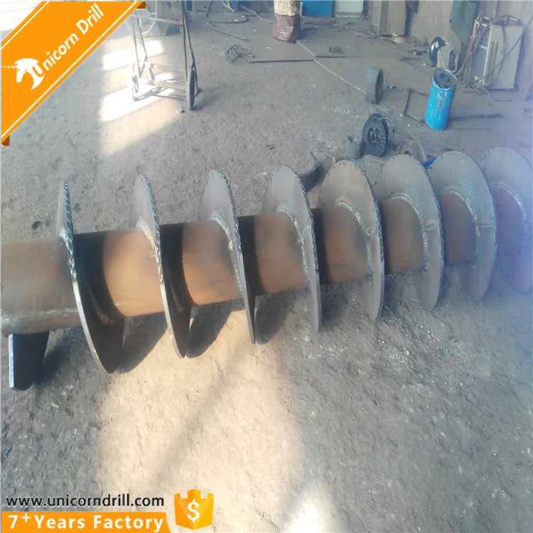 35crmo Customized Manufacturer Clay Cutter Teeth Helix Joint Spiral Soil Auger Piling Pile Driver Mini Cfa Rotary Drilling Rig