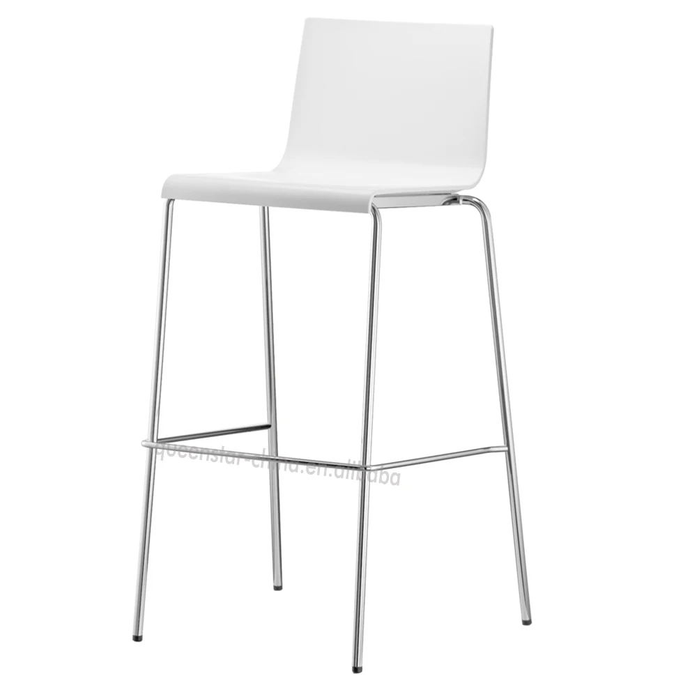 QS-STC04 Stackable high stool for kitchen high Bar chair counter stool stacking high plastic stool