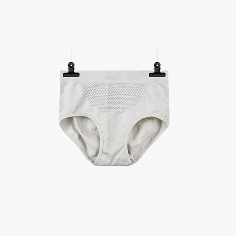 Item 534  wholesale  women middle waist pure briefs  honeycomb traceless  seamless hip up panties