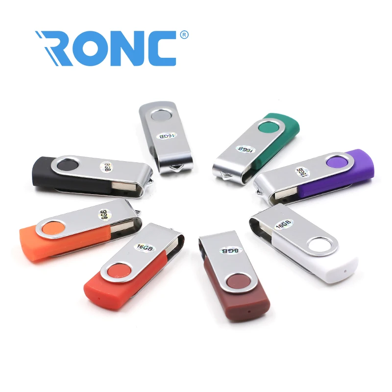 Бесплатная услуга логотипа 8 ГБ металл USB флешка