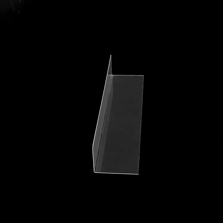 
Free Samples Supermarket Pop Clear L shape Acrylic Shelf Divider 