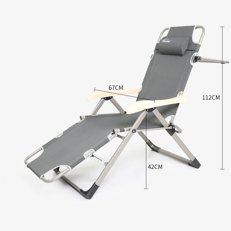 Luxury Massage Outdoor sunbed Garden Patio Folding Recliner Beach Camping Zero gravity folding lounge chairs for Noon Break