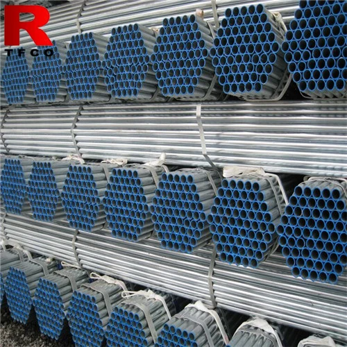 Hot-dipped galvanized riser steel pipe and scalffolding tubes