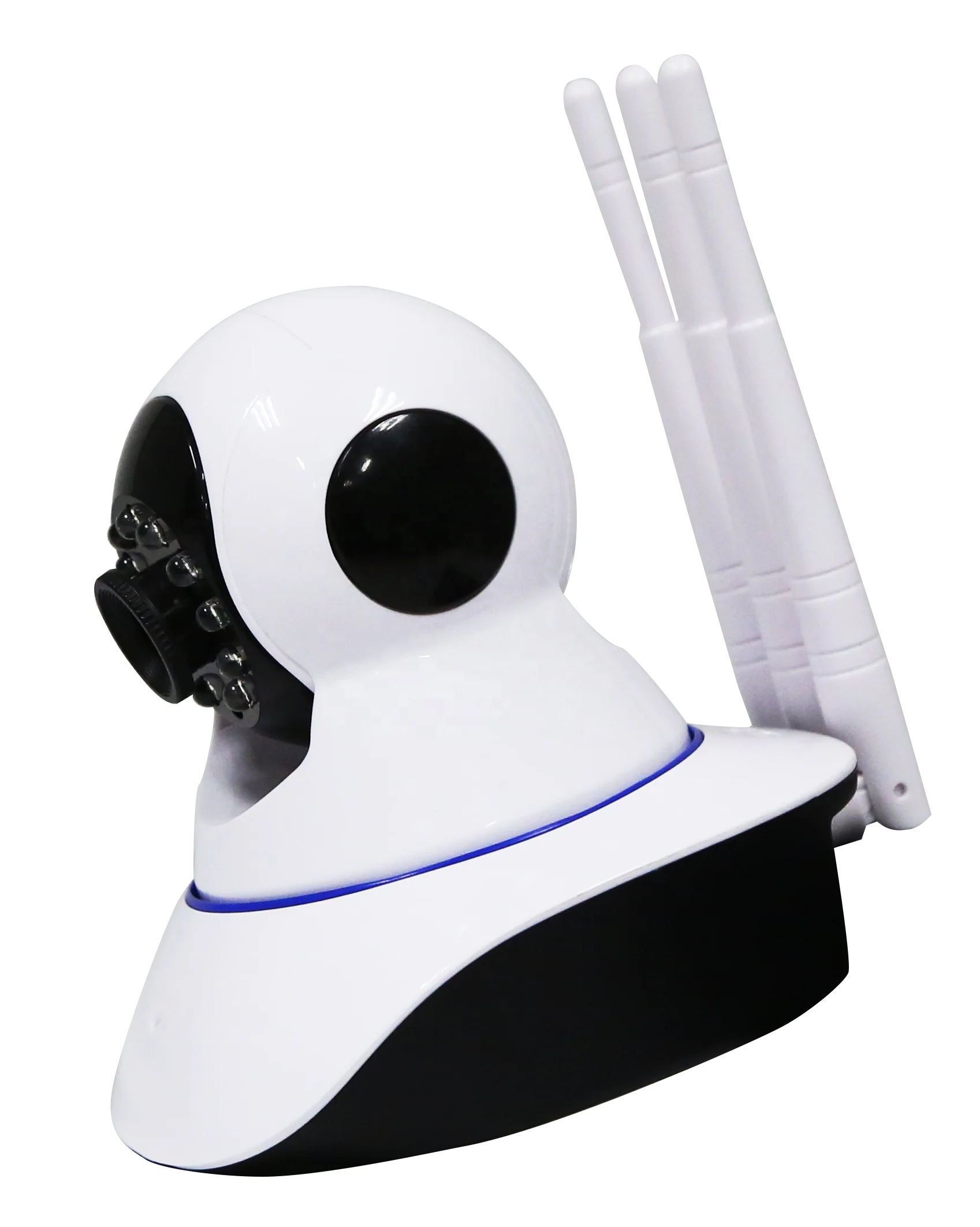 
N-eye 960P Security Wireless IR Robot Camera IP Wifi H.264 P2P Wifi PTZ Camera with 3 antennas 