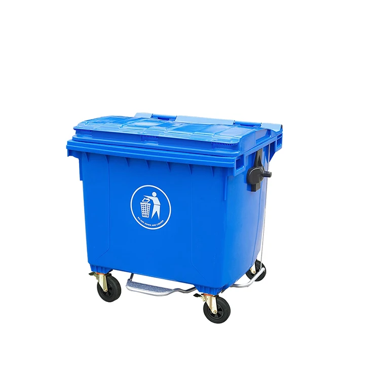 Factory Plastic material garbage container rubbish bin trash can dustbin transparent recycle waste bin