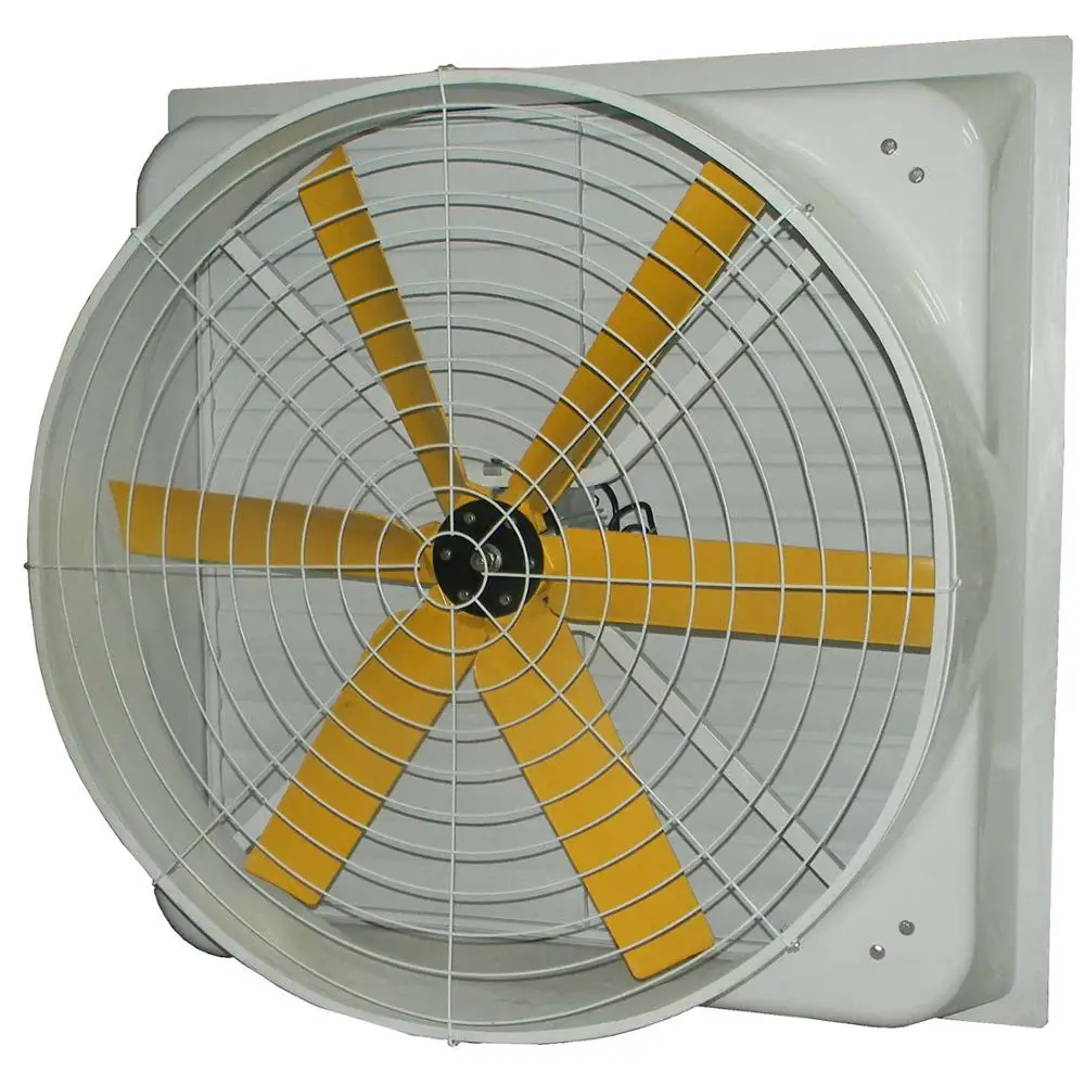 pig barn chicken house poultry corrosion resistant fiberglass cone big air flow SMC exhaust fan for green house