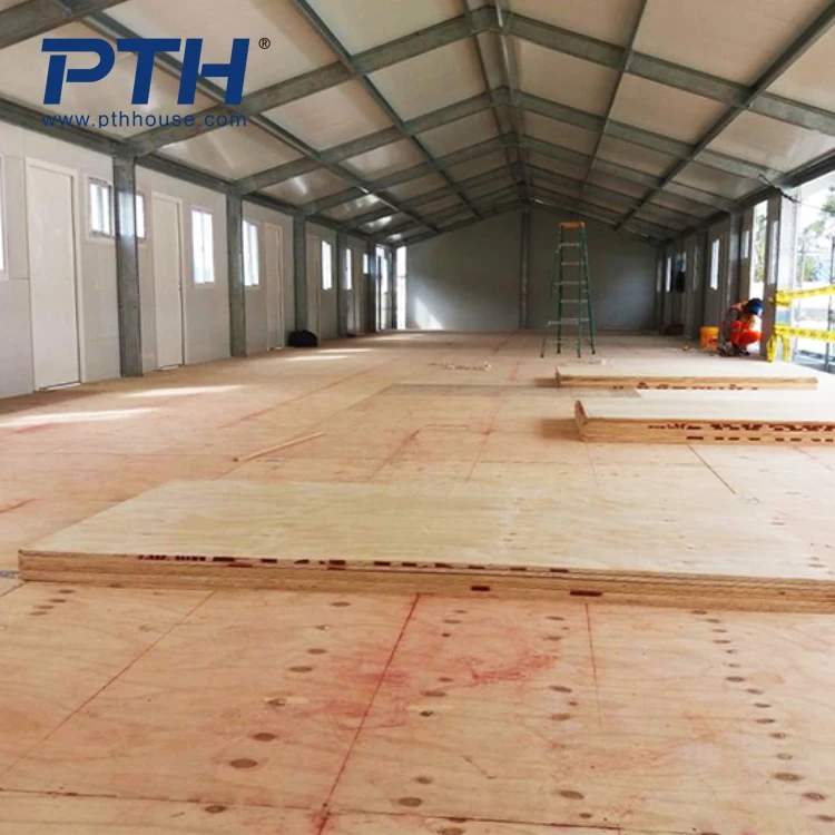 Low cost Double C steel structure building for school classroom and office