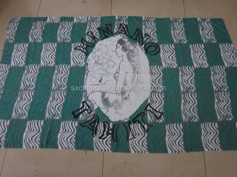 Район пляжа парео с пальмы