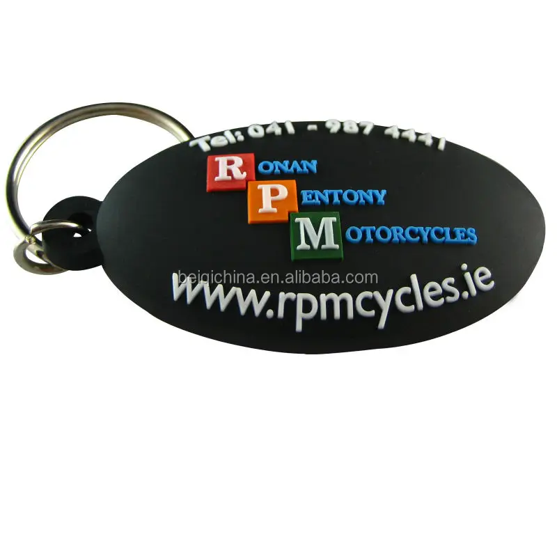 Promotional items new desgin 3d pvc keychain made in china