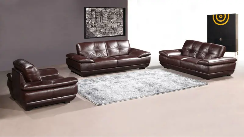 Cheap leather sofa modern style design 321 used leather sofa