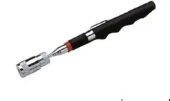 LED Telescoping Magnet Stick  8Lb  telescoping magnetic pickup tool lighted retrieving tools with clip XIANFENG
