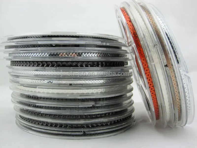 Блёстки для вышивальной машины 5 мм круглой формы