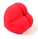 Colour Pumpkin   twist roller Soft  Sponge Ball Hair Style Curler Roller for Lady