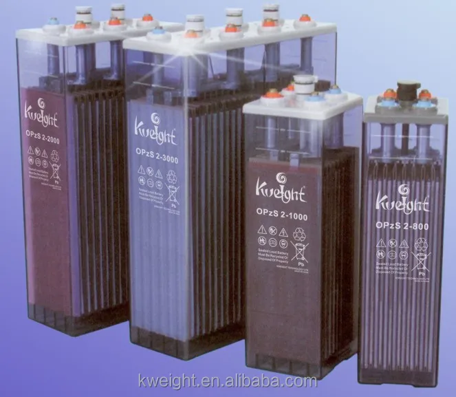 Super Long Life Battery 2V 500AH OPZS vented tubular plate flooded lead acid battery 2v490ah For Solar Telecom Power Plant UPS
