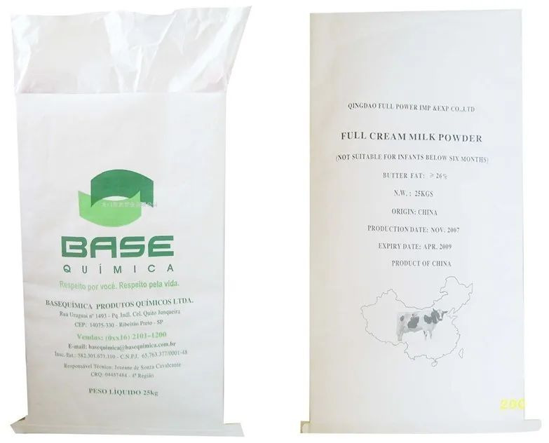 Polypropylene 50 kg PP Woven Sack Sugar Bag With Inner Liner