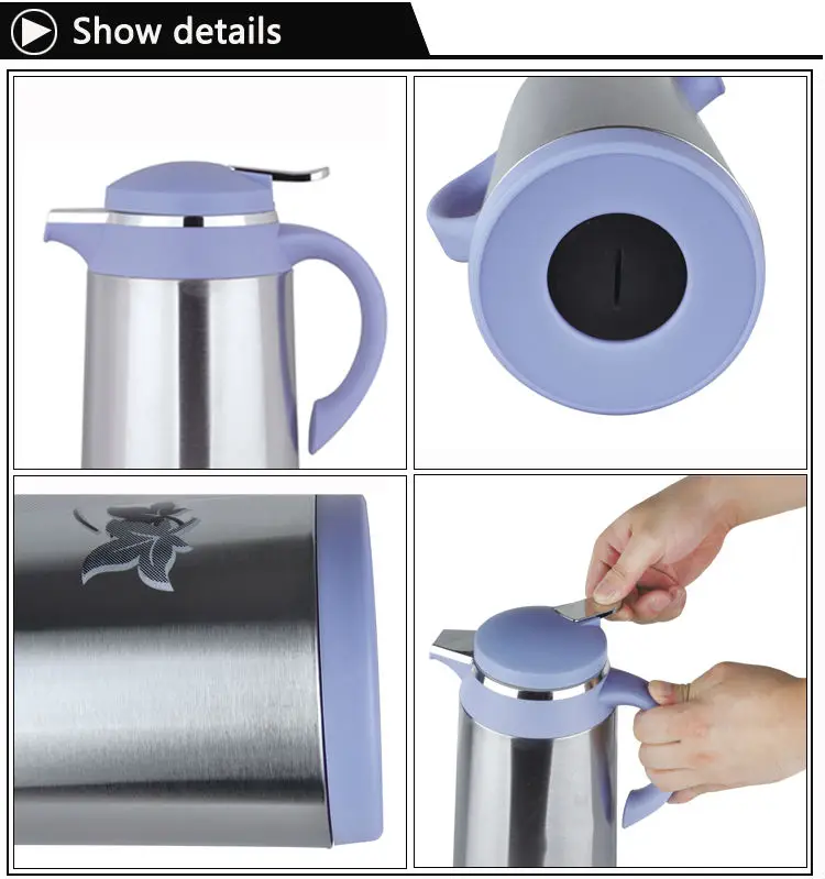 10000ml plastic body pink glass inner hot water thermos pot