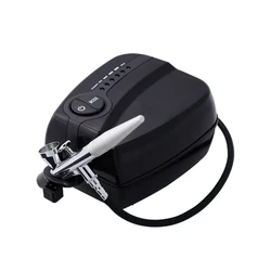 Профессиональный Горячий гвоздь временная татуировка торт декорирование воздушная щетка компрессор комплект с аэрографом