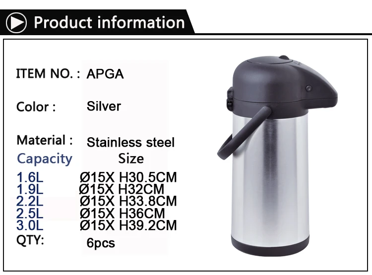 Adjustable Elephant insulated stainless steel 5 liter vacuum flask thermos