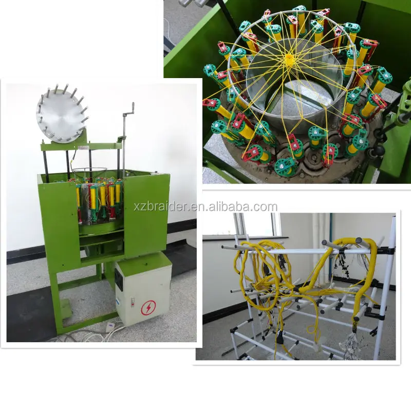 xuzhou henghui 32 carriers automotive wiring harness braiding machine