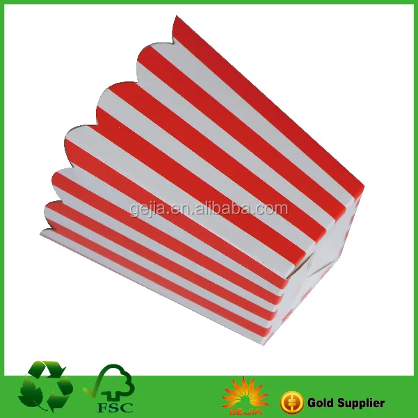 With custom design  Food packaging boxes for popcorn folding  popcorn packaging boxes Paper Popcorn Boxes