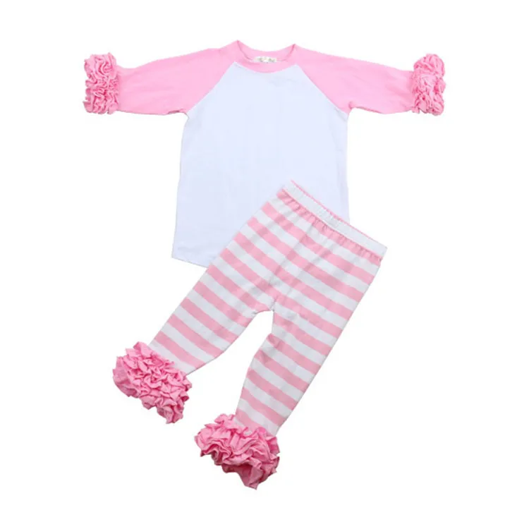 Bulk wholesale kids clothing summer smocked top denim pants boutique spring children outfit