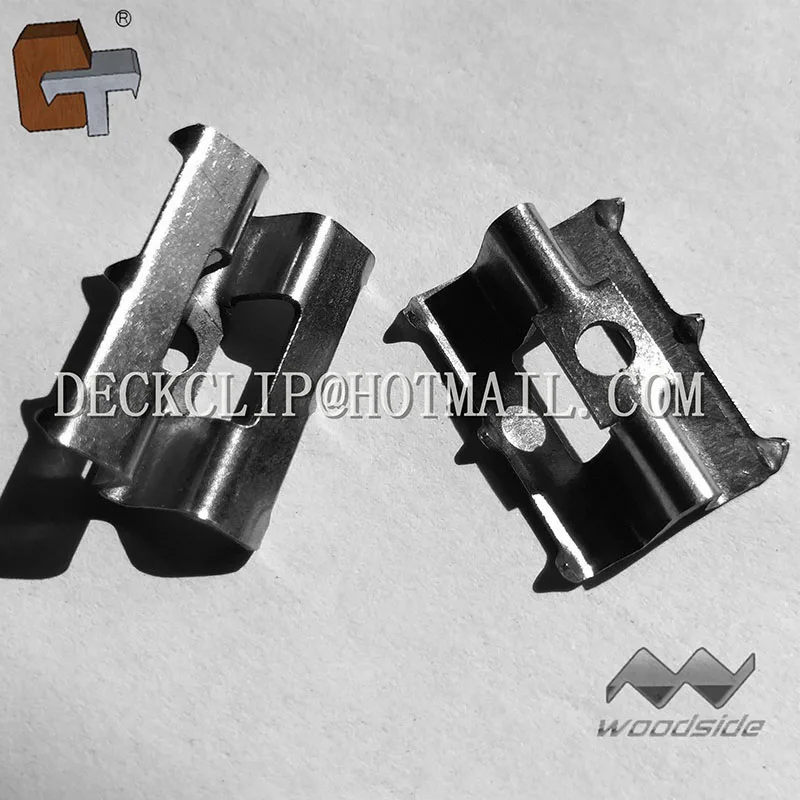 Good quality STAINLESS STEEL  decking clips wpc accessories