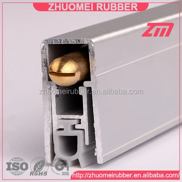 Aluminum automatic door bottom drop seal