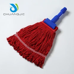 Practical detachable red household wet mop head refill