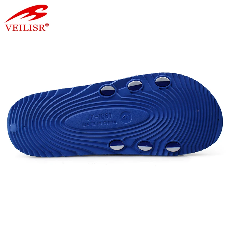 Wholesale summer PVC upper slide sandals beach slippers men