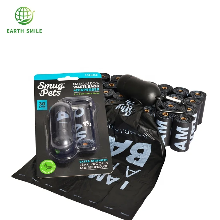 
High Quality Pet Dog Poop Environment Friendly Dog & Cat Garbage Bags Personalized Dog Poop Bags 