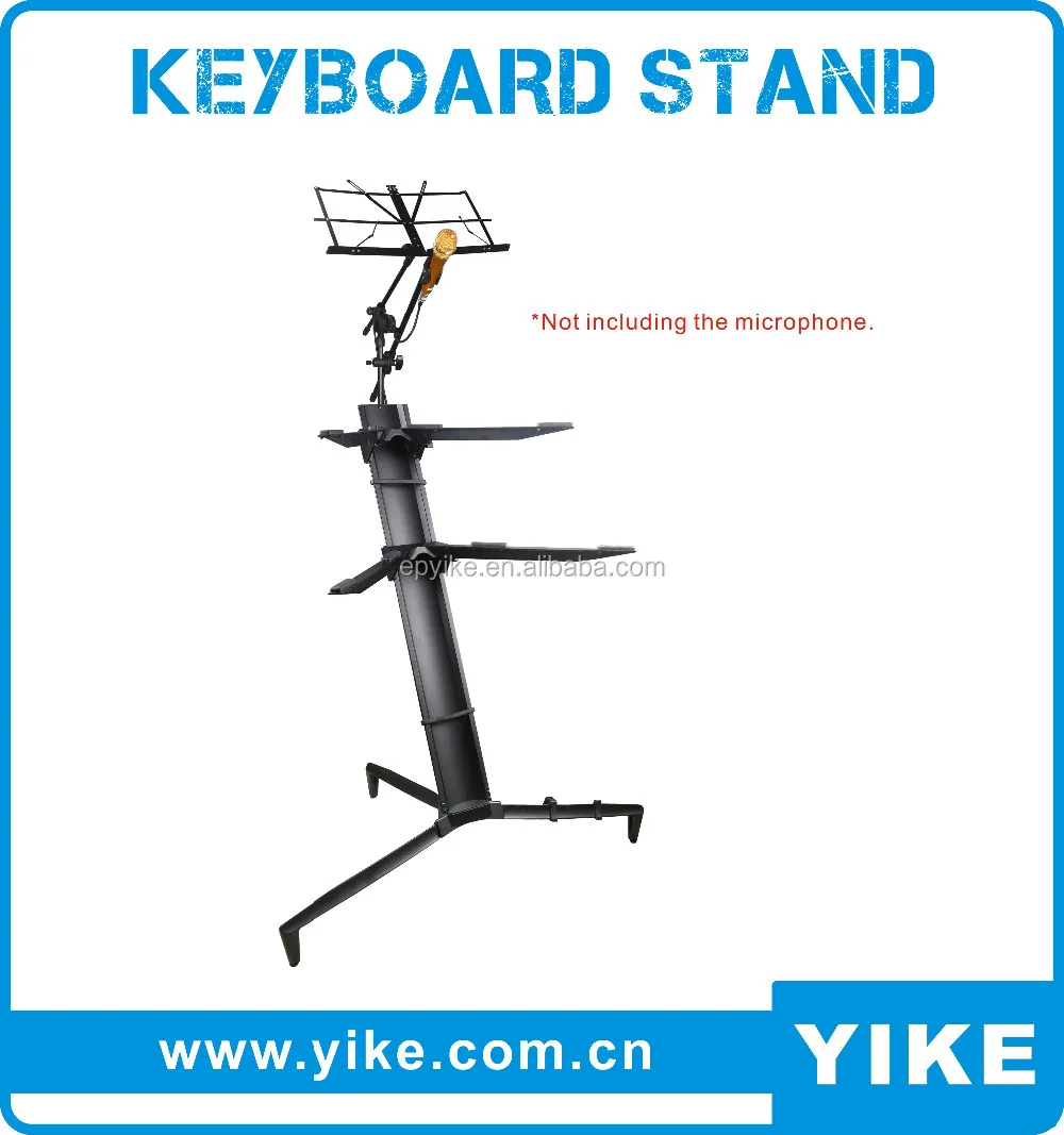 Kool Sound Plane  Black Aluminum Alloy keyboard stand multiple 1M