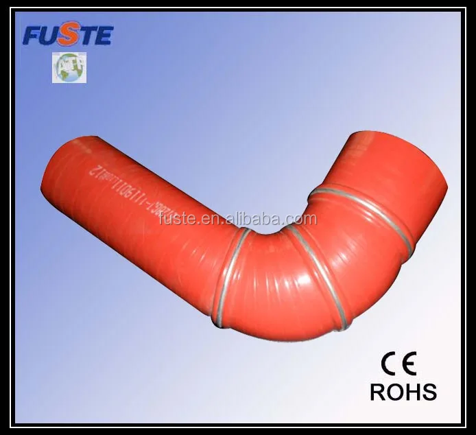 Авто высокой температуры colord красный автомобильной силиконовые локоть шланг