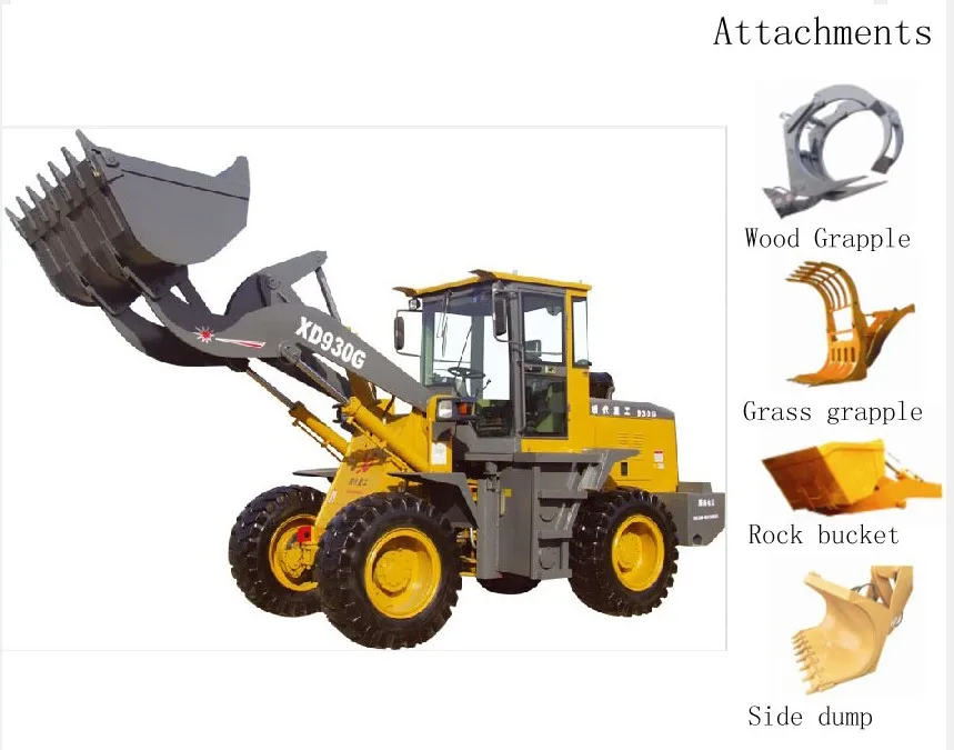 Wheel loader XD930G, capacity 2.8t